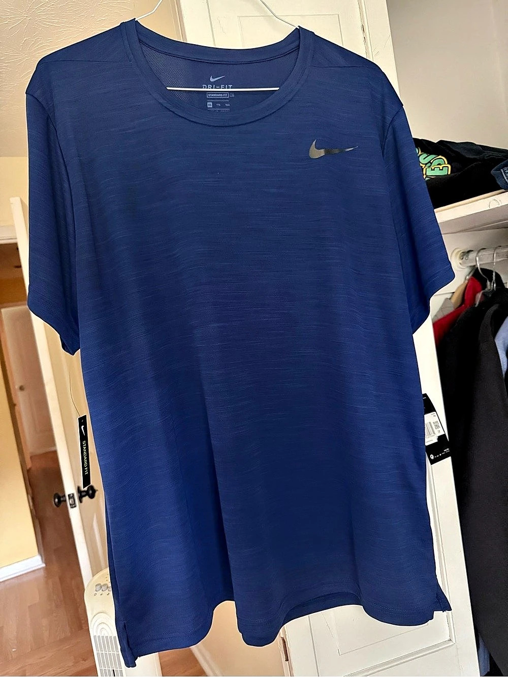 Nike Dri-FIT Training T-Shirt Blue XXL